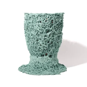 Moss Vase - Aqua, Red