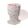 Moss Vase - White, Orange