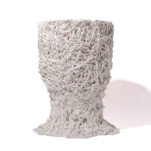 Moss Vase - White, Orange