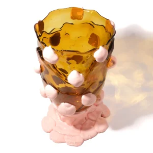 Nugget Vase - Amber, Salmon