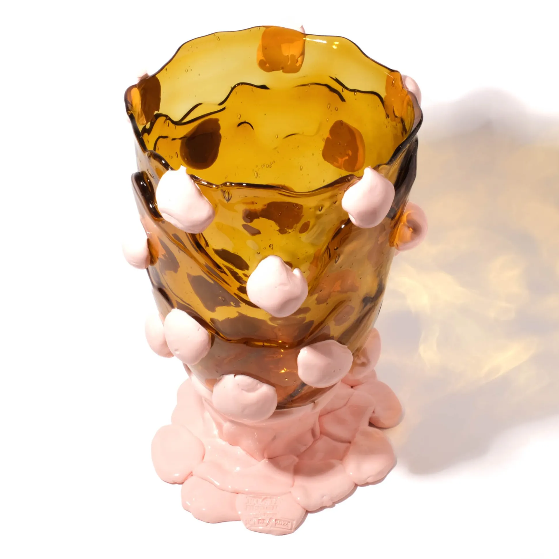 nugget_vase__amber_salmon_1.webp Nugget Vase - Amber, Salmon