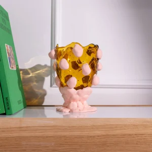 Nugget Vase - Amber, Salmon