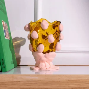 Nugget Vase - Amber, Salmon