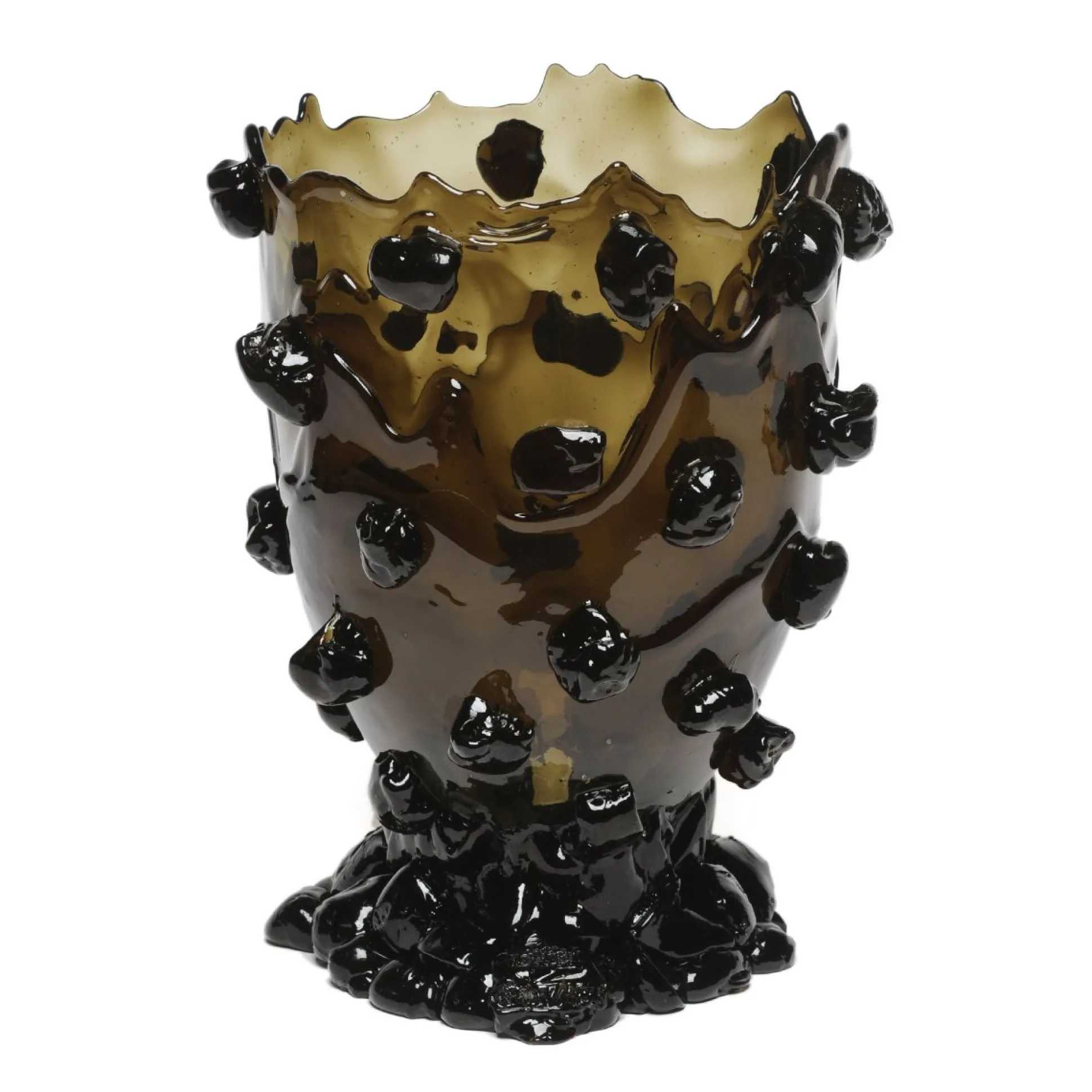nugget_vase__clear_black_0.webp Nugget Vase - Clear Black