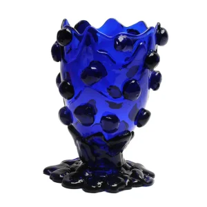 Nugget Vase - Clear Blue