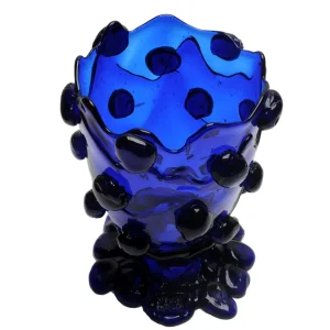 Nugget Vase - Clear Blue