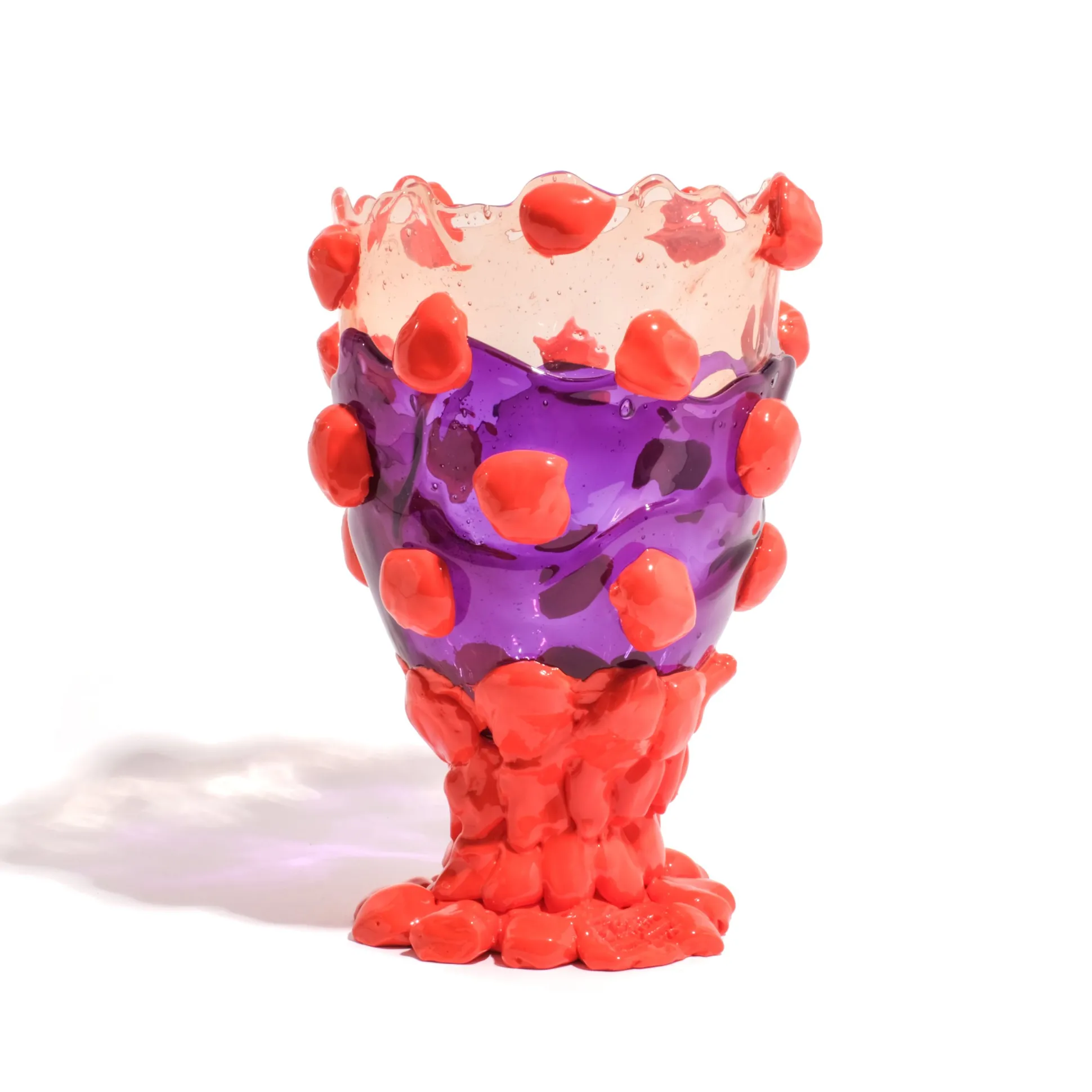nugget_vase_extra_colour__0-4.webp Nugget Vase Extra Colour - Light Ruby, Purple, Orange