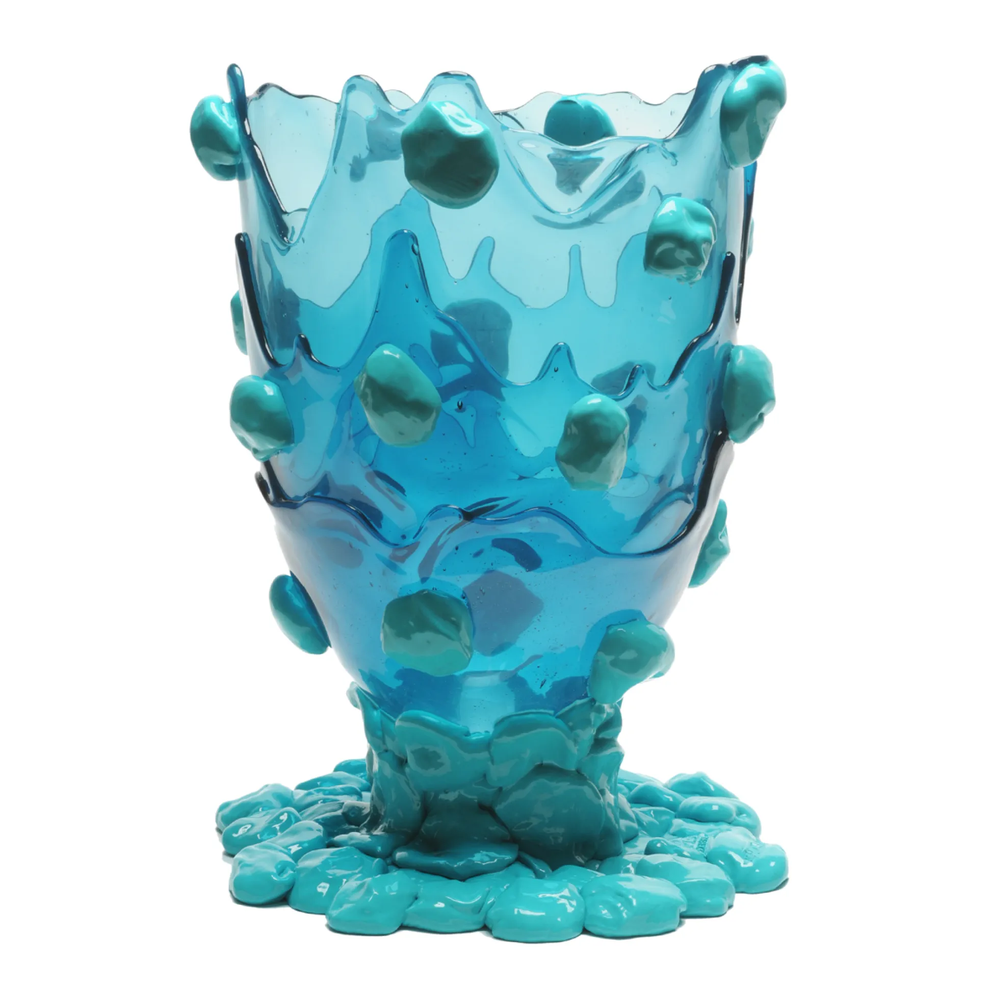 nugget_vase_extra_colour__0-6.webp Nugget Vase Extra Colour - Clear Aqua, Emerald, Turquoise