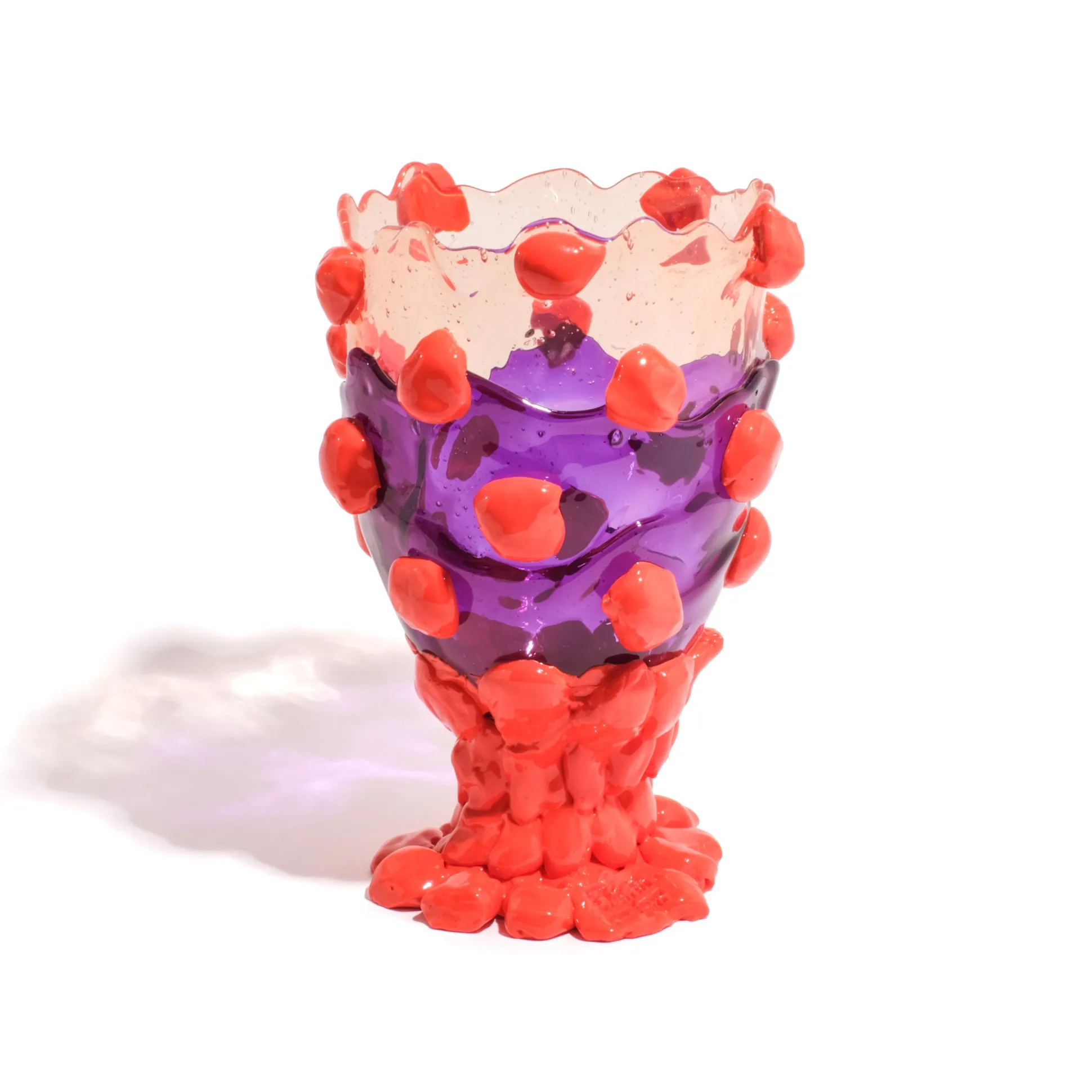 nugget_vase_extra_colour__1-3.webp Nugget Vase Extra Colour - Light Ruby, Purple, Orange