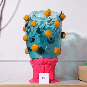Nugget Vase Extra Colour - Aqua, Ochre, Fuchsia