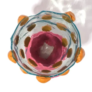 Nugget Vase Extra Colour - Aqua, Ochre, Fuchsia