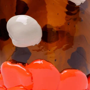 Nugget Vase Extra Colour - Clear Brown, Matt Champagne, Pastel Orange