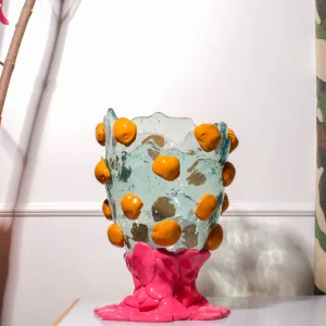 Nugget Vase Extra Colour - Aqua, Ochre, Fuchsia