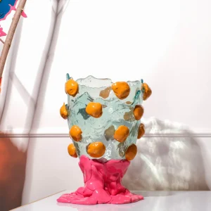 Nugget Vase Extra Colour - Aqua, Ochre, Fuchsia