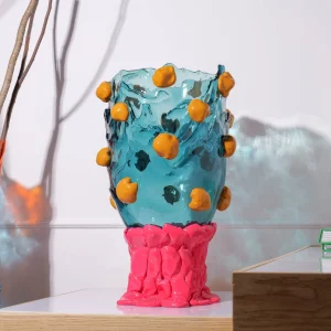 Nugget Vase Extra Colour - Aqua, Ochre, Fuchsia