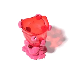 Nugget  XS - Clear Red And Matt Fuchsia