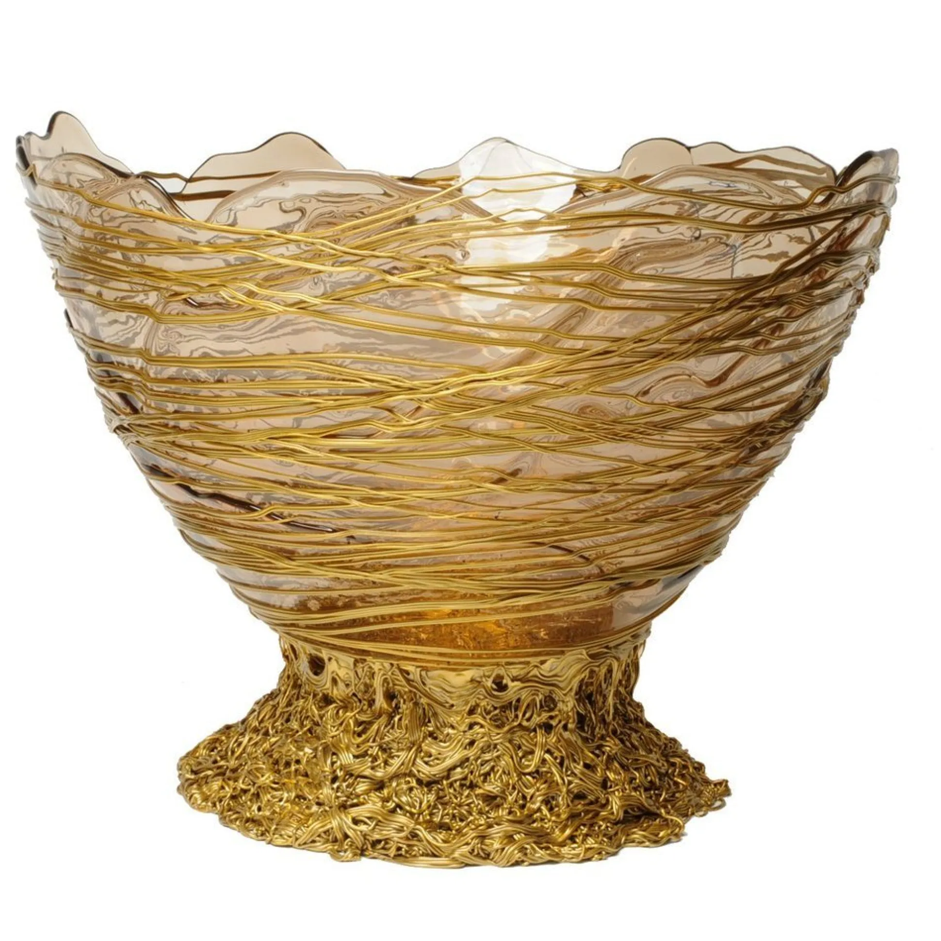 ogiva_vase__clear_and_gol_1.webp Ogiva Vase - Clear And Gold
