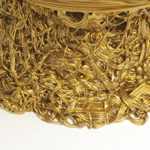 Ogiva Vase - Clear And Gold