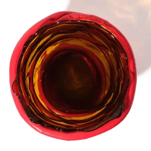 Pompitu I Vase - Amber, Coral