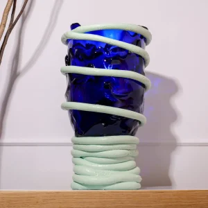 Pompitu I Vase - Blue, Aqua