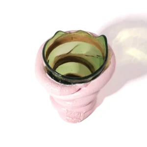Pompitu I XS - Clear Bottle Green, Pastel Pink