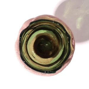 Pompitu I XS - Clear Bottle Green, Salmon