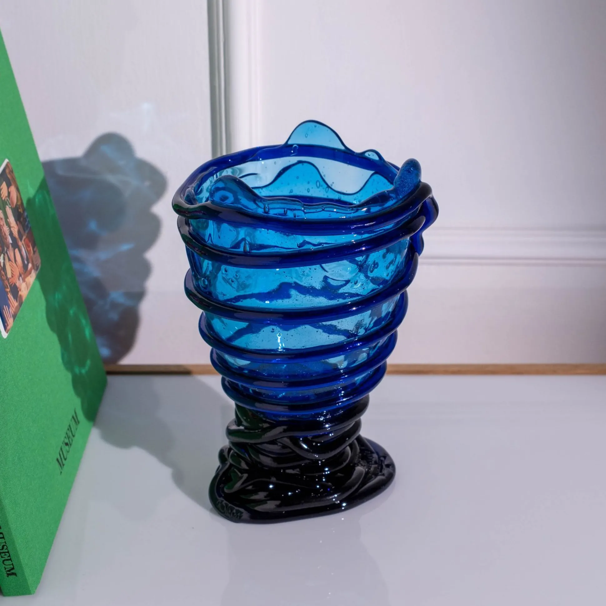 pompitu_ii_vase__clear_bl_2-1.webp Pompitu II Vase - Clear Blue, Dark Blue
