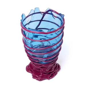 Pompitu II Vase - Clear Blue, Matt Cherry