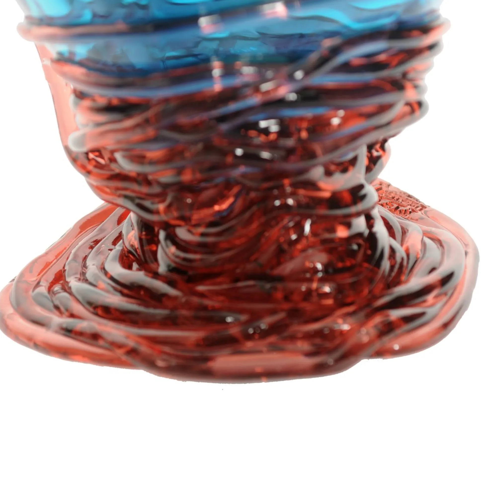 pompitu_ii_vase__clear_em_3.webp Pompitu II Vase - Clear Emerald And Clear Rose Pink