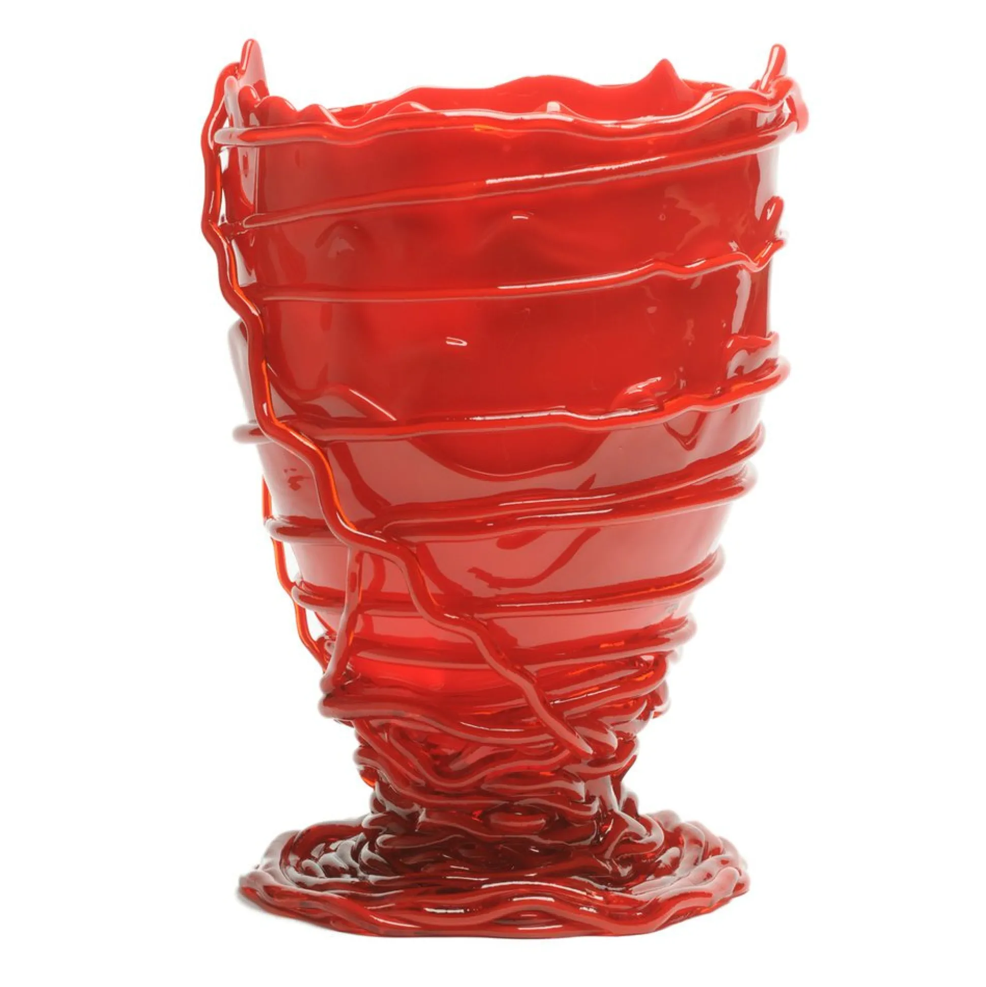 pompitu_ii_vase__matt_red_0.webp Pompitu II Vase - Matt Red, Clear Red