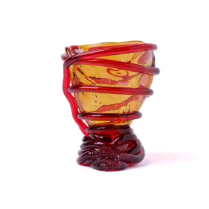 Pompitu II XS - Clear Amber, Dark Ruby