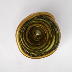 Pompitu II  XS - Clear Bottle Green, Gold