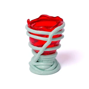 Pompitu II  XS - Clear Red, Aqua