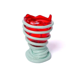 Pompitu II  XS - Clear Red, Aqua