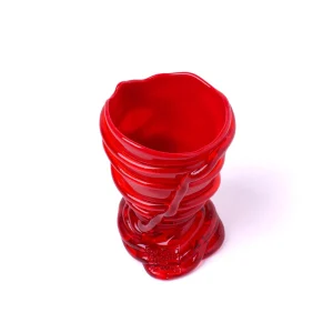 Pompitu II XS - Matt And Clear Red