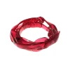 Ribbon Bracelet - Clear Fuchsia 4