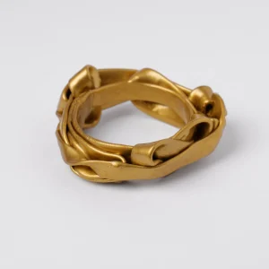 Ribbon Bracelet - Gold 4