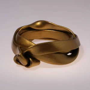Ribbon Bracelet - Gold 2