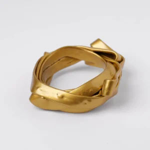 Ribbon Bracelet - Gold 3