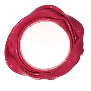 Ribbon Bracelet - Matt Fuchsia 2