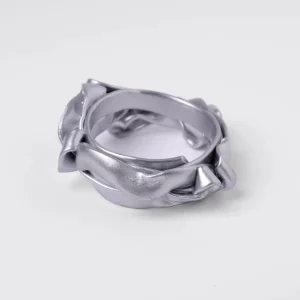 Ribbon Bracelet - Silver