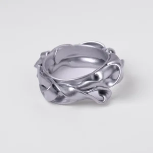 Ribbon Bracelet - Silver