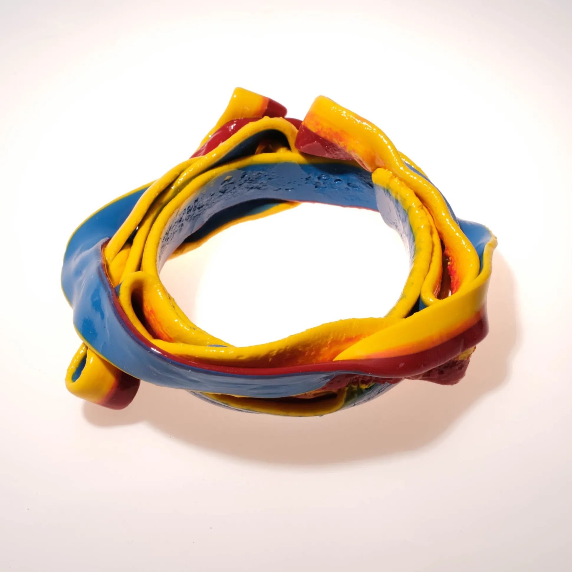 ribbon_bracelet_extra_col_1.webp Ribbon Bracelet Extra Colour - Matt Red, Matt Yellow And Matt Blue 2
