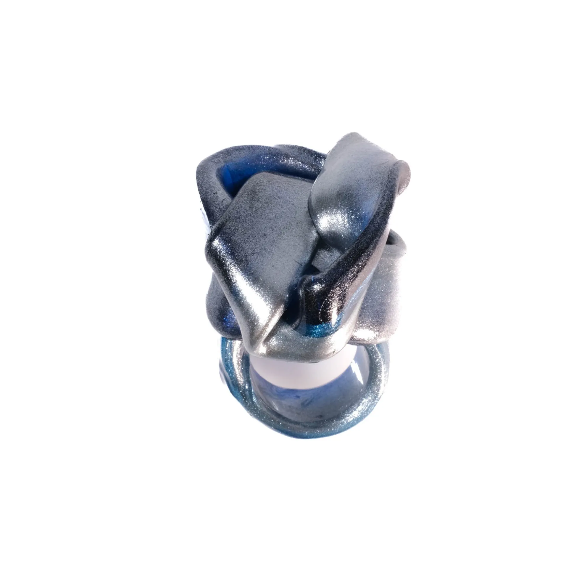 ribbon_ring__blue_and_sil_1.webp Ribbon Ring - Blue And Silver