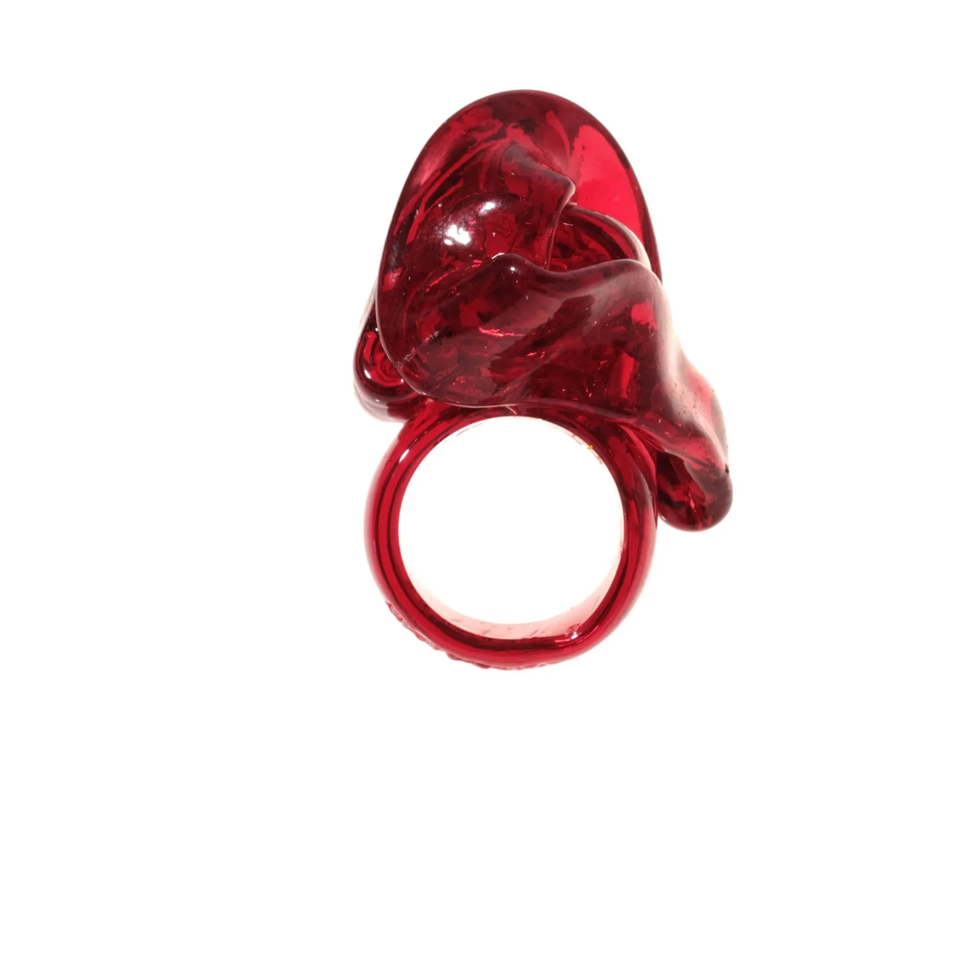 ribbon_ring__clear_fuchsi_0.webp Ribbon Ring - Clear Fuchsia 2
