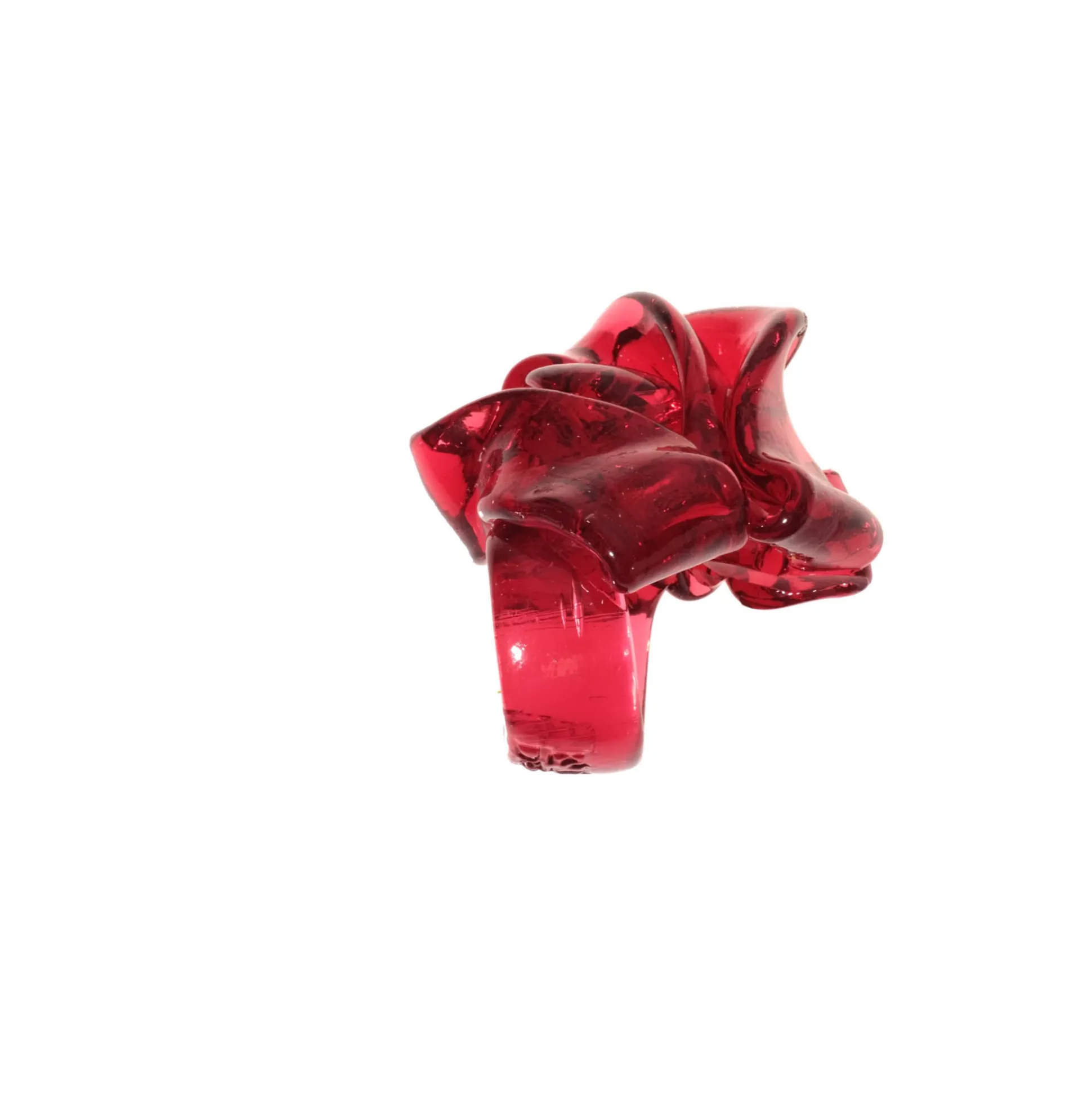 ribbon_ring__clear_fuchsi_2.webp Ribbon Ring - Clear Fuchsia 2