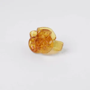 Ribbon Ring - Clear Yellow