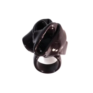 Ribbon Ring - Matt Aubergine