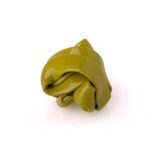 Ribbon Ring - Matt Dust Green 2
