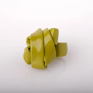 Ribbon Ring - Matt Dust Green 2